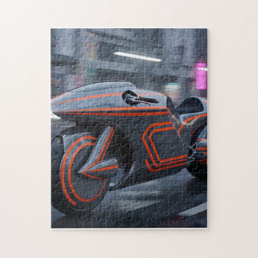 Een puzzel van een auto (Verticaal)