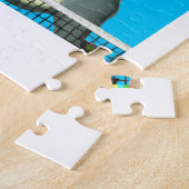 Een puzzel van een koala die tennis speelt (Zijkant)