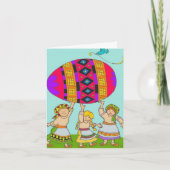 Een Pysanka voor u Feestdagen Kaart (Voorkant)