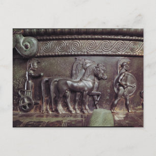 Een Quadriga en een Hopliet Briefkaart