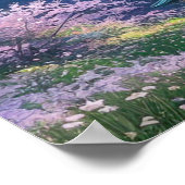 Een Quaint Wooden House op het platteland Poster (Hoek)