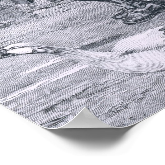 Een Quaker Exhorter in New England Poster (Hoek)