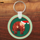 Een quasi kleine kerst sleutelhanger (Achterkant)