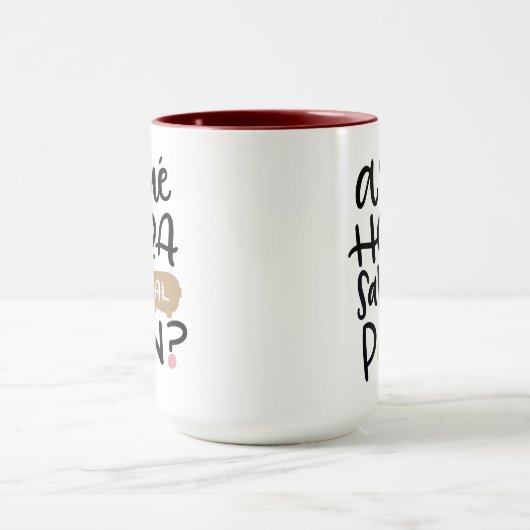 Een Que Hora Sales Al Pan? Mok (Midden)