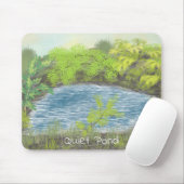 Een Quite Pond muismat (Met muis)