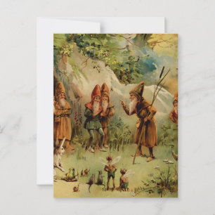 “Een Raad van Dwergen” door E S Hardy Briefkaart