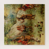 “Een Raad van Dwergen” door E S Hardy Legpuzzel (Verticaal)