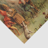 “Een Raad van Dwergen” door E S Hardy Tissuepapier (Detail)