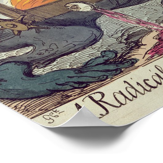 Een radicale Reformer, een nek of niets Man Poster (Hoek)