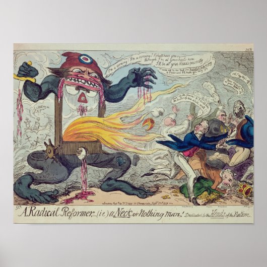 Een radicale Reformer, een nek of niets Man Poster (Voorkant)