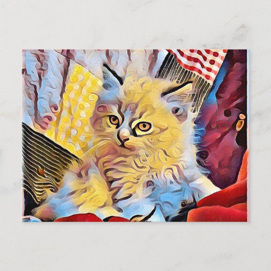 Een Ragdoll kitten Briefkaart (Voorkant)