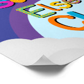 EEN RAINBOW IN IEMAND ANDERS CLOUD klaslokaal Poster (Hoek)