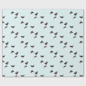 Een rand van de vleugelboten cadeaupapier (Vlak)