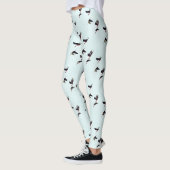 Een rand van de vleugelboten leggings (Links)