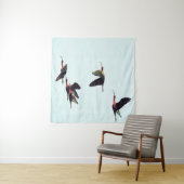 Een rand van de vleugelboten wandkleed (In Situ (horizontaal))