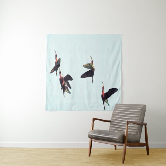 Een rand van de vleugelboten wandkleed (In Situ (horizontaal))