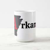 Een ransip rode tekst koffiemok (Center)