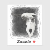 Een rare hoek sticker (Vel)