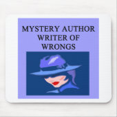 een rare mysterie schrijver grap muismat (Voorkant)