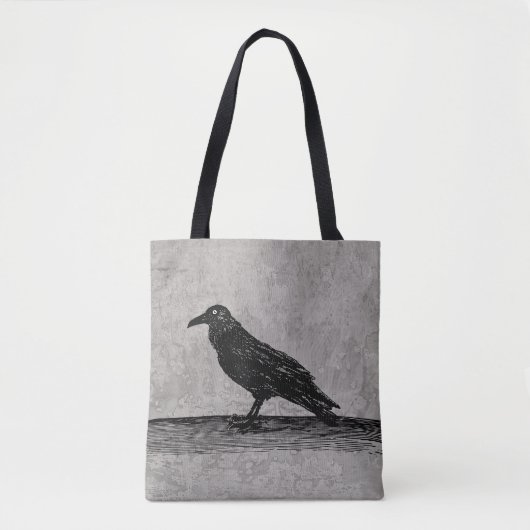 Een Raven Canvas tas (Voorkant)