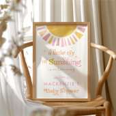 Een Ray Sunshine Baby shower Welkomstbord Poster