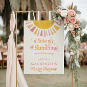 Een Ray Sunshine Baby shower Welkomstbord Poster