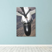 Een RC-135 Rivet Joint Reconnaissance vliegtuig Canvas Afdruk (Insitu (Houten vloer))