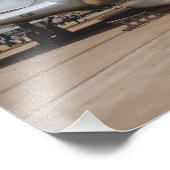 Een RC-135V/W rivet Joint vliegtuig Foto Afdruk (Hoek)