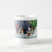 Eén Real Cat en meerdere Faux Katten Mok (Center)