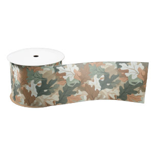 Een Realistisch Camouflage Ontwerp Serie #2 Satijnen Lint
