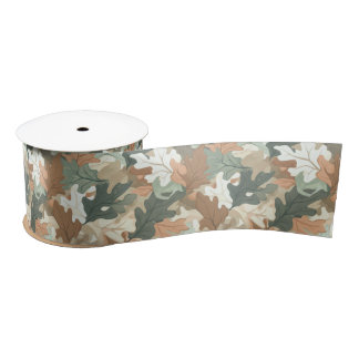 Een Realistisch Camouflage Ontwerp Serie #2 Satijnen Lint