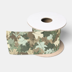 Een realistisch camouflage ontwerp serie #3 satijnen lint