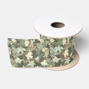 Een realistisch camouflage ontwerp serie #3 satijnen lint