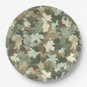 Een realistische Camo Design Series #3 Papieren Bordje (Voorkant)