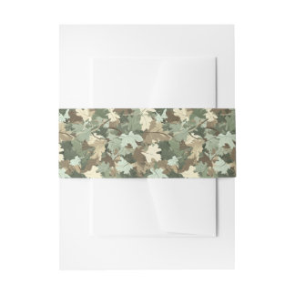 Een realistische Camo Design Series #3 Uitnodigingen Wikkel