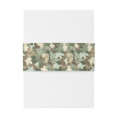 Een realistische Camo Design Series #3 Uitnodigingen Wikkel (Achterkant Voorbeeld)