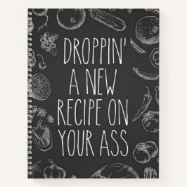 Een recept op je a** droppen notitieboek