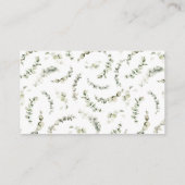 Een recept voor de bruid om te trouwen Bruidsfeest Informatiekaartje (Achterkant)