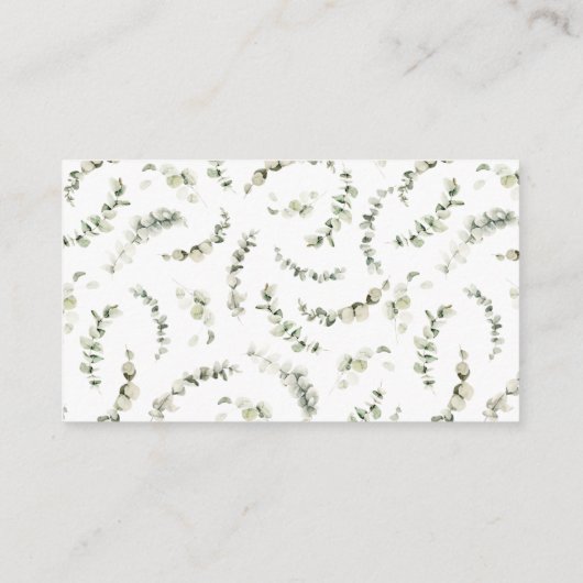 Een recept voor de bruid om te trouwen Bruidsfeest Informatiekaartje (Achterkant)