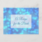 Een recept voor de bruidbruidenkaart briefkaart (Voorkant)