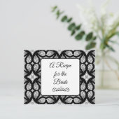 Een recept voor de bruidbruidenkaart briefkaart (Staand voorkant)