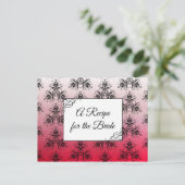 Een recept voor de bruidbruidenkaart briefkaart (Staand voorkant)