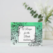 Een recept voor de bruidbruidenkaart briefkaart (Staand voorkant)
