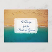 Een recept voor de bruidbruidenkaart briefkaart (Voorkant)