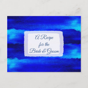 Een recept voor de bruidbruidenkaart briefkaart