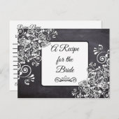 Een recept voor de bruidbruidenkaart briefkaart (Voorkant / Achterkant)