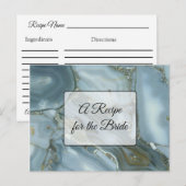 Een recept voor de bruidbruidenkaart briefkaart (Voorkant / Achterkant)