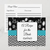 Een recept voor de bruidbruidenkaart briefkaart (Voorkant / Achterkant)