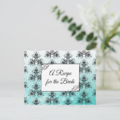Een recept voor de bruidbruidenkaart briefkaart (Staand voorkant)