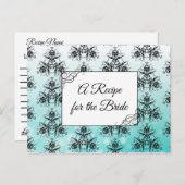 Een recept voor de bruidbruidenkaart briefkaart (Voorkant / Achterkant)